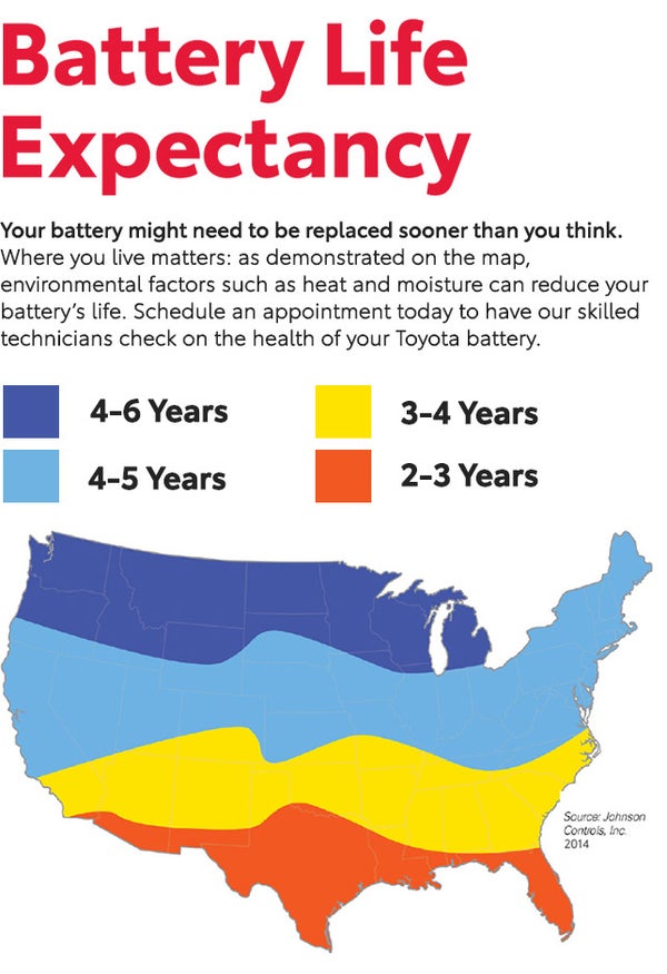 Battery Life Expectancy | Moses Toyota of Morgantown in Morgantown WV