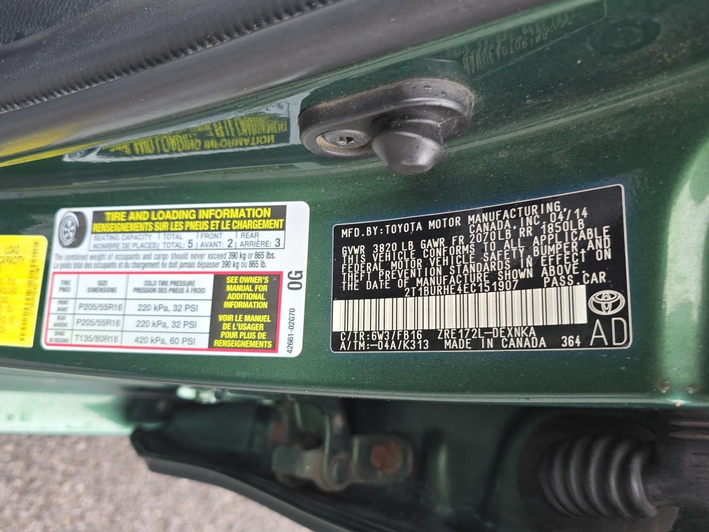 2014 Toyota Corolla LE