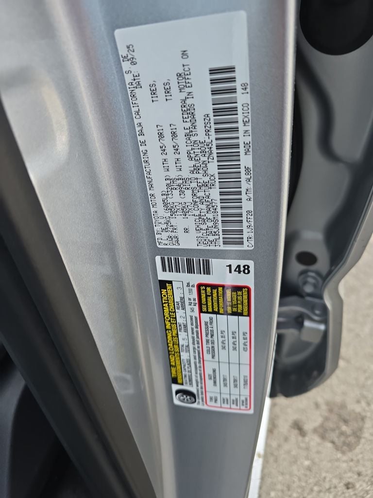 2025 Toyota Tacoma SR5