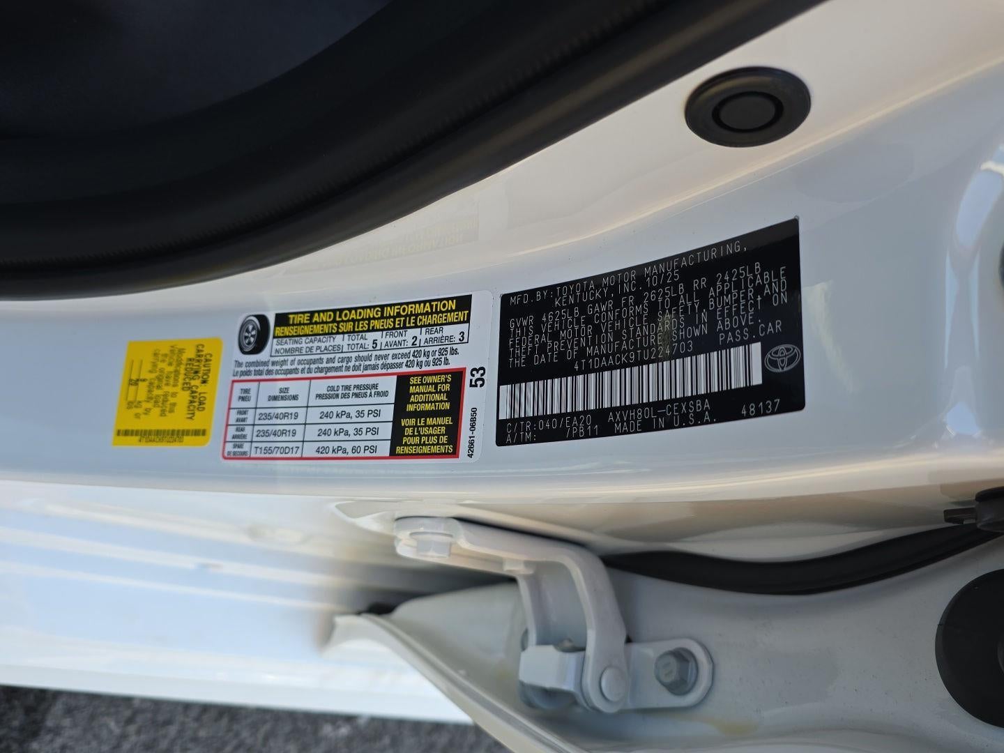 2026 Toyota Camry SE