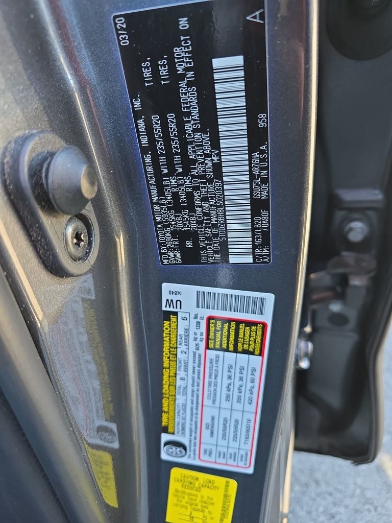 2020 Toyota Highlander Limited