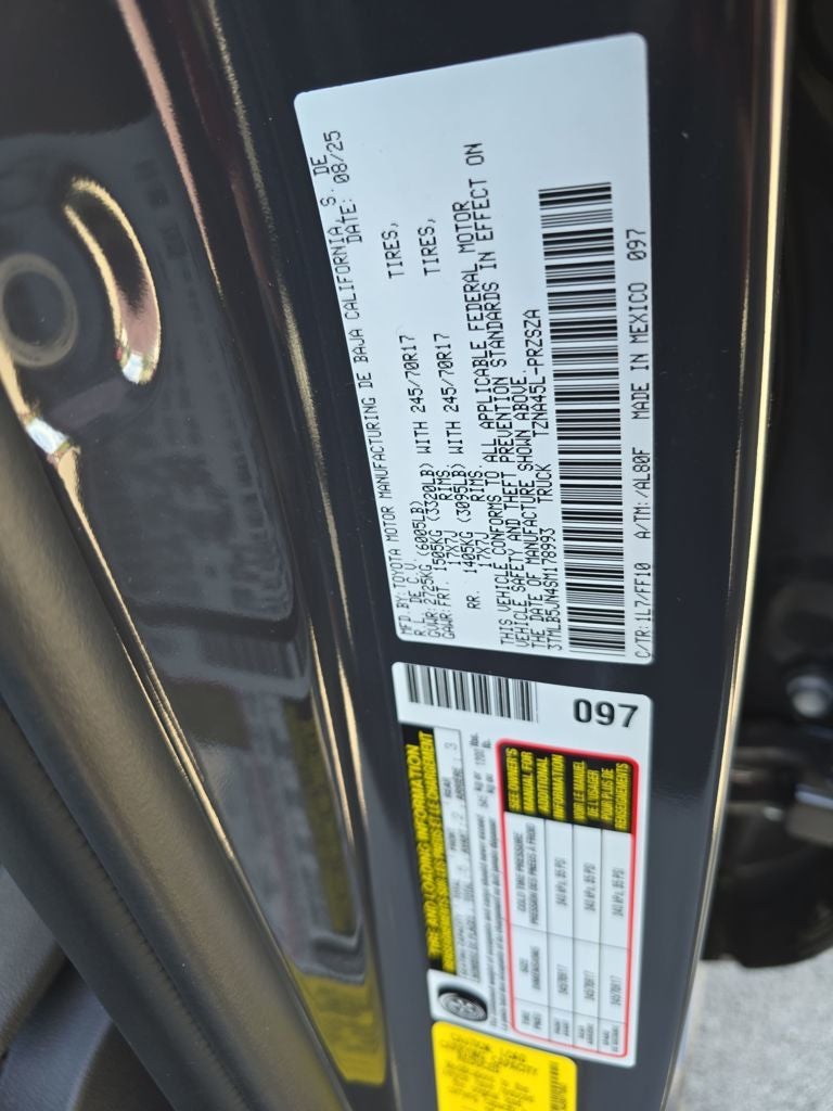 2025 Toyota Tacoma SR5