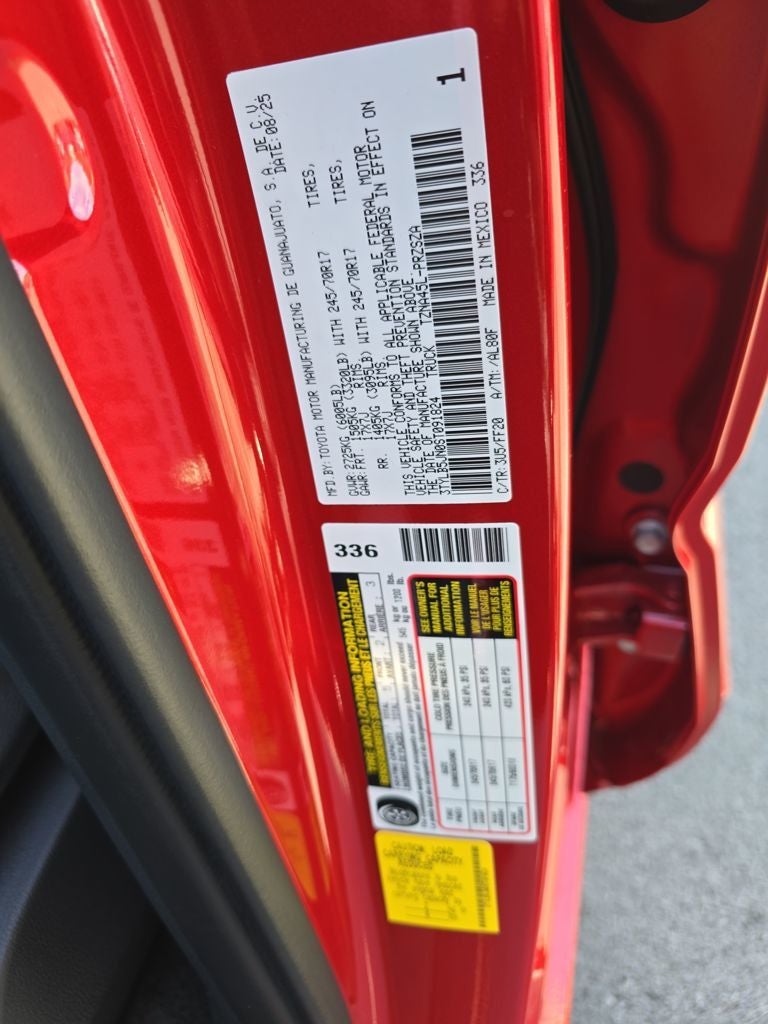 2025 Toyota Tacoma SR5