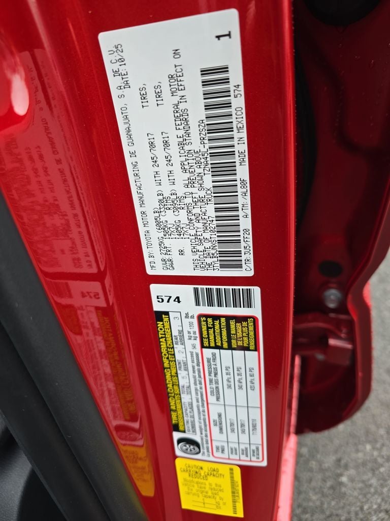 2025 Toyota Tacoma SR5