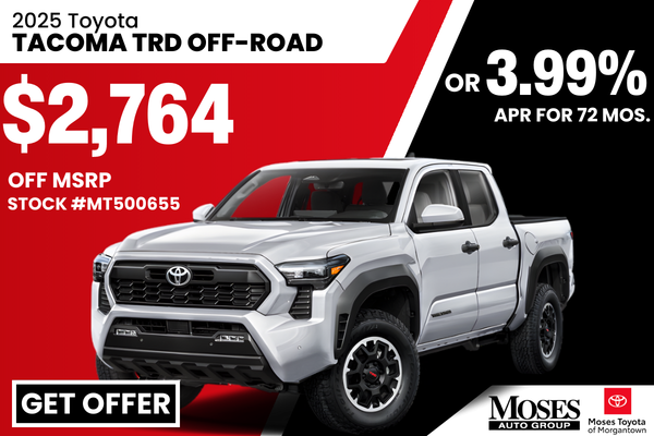 2025 Tacoma TRD Off-Road January Offer