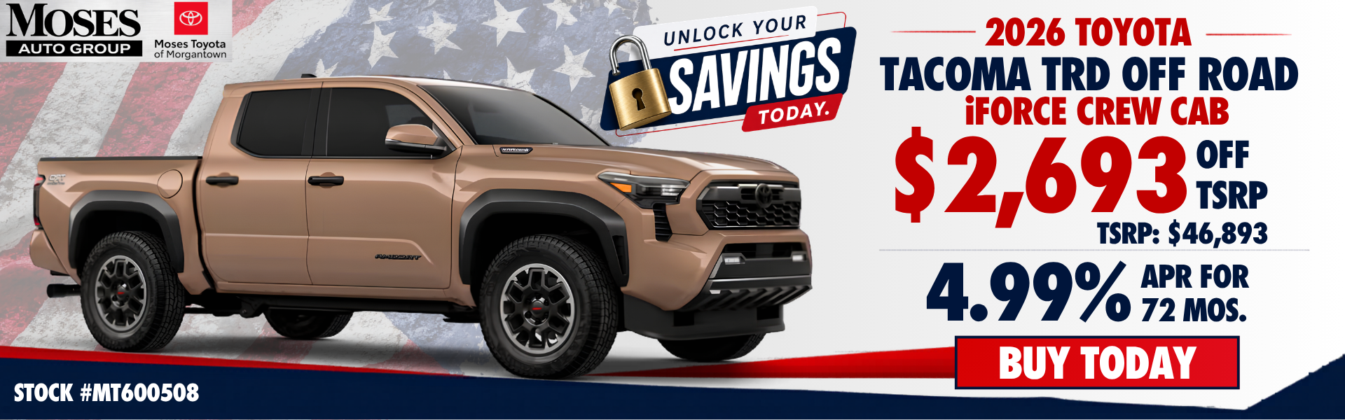 2026 Toyota Tacoma TRD Off Road