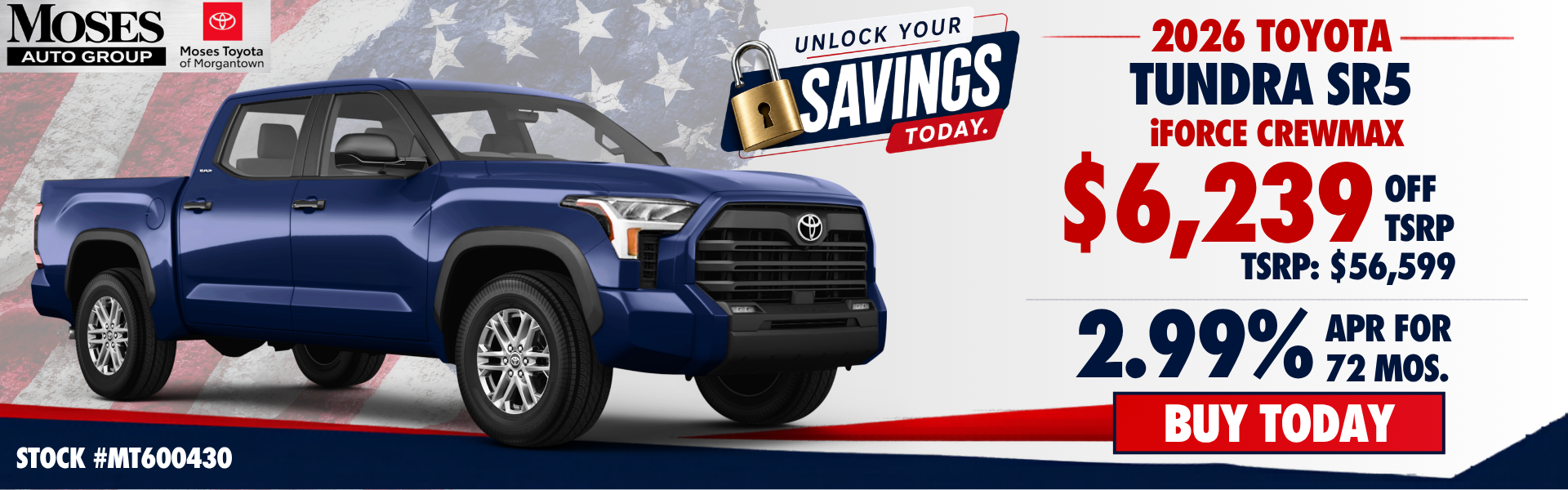 2026 Toyota Tundra SR5