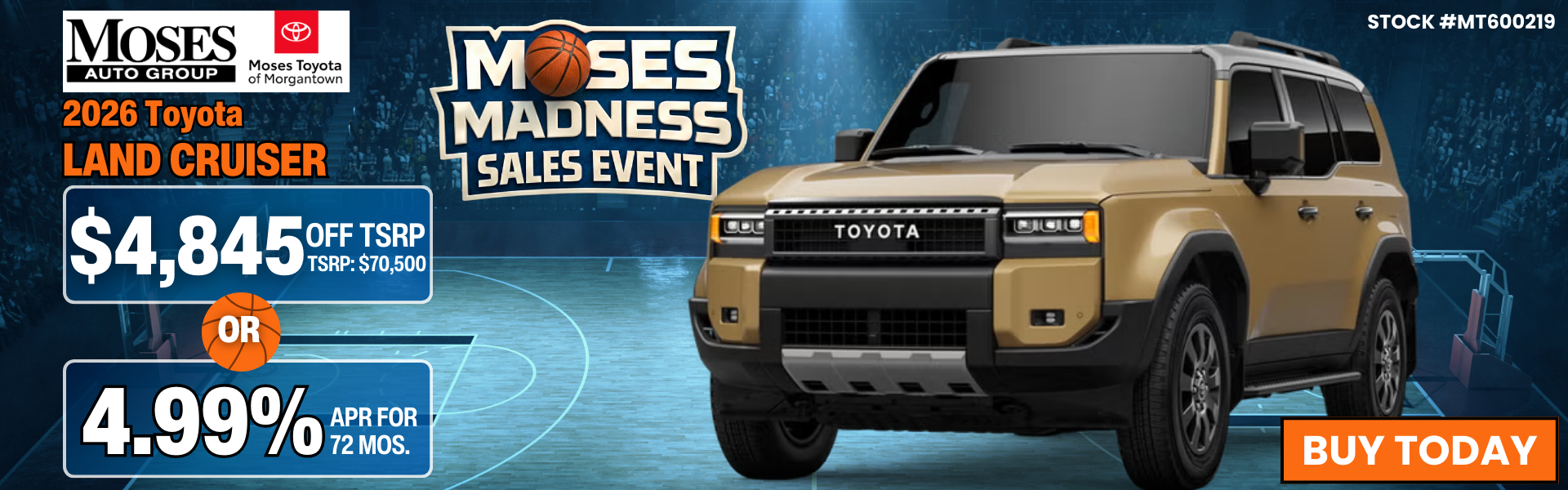 2026 Land Cruiser March Offer