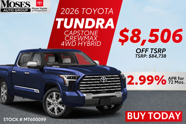 2026 Tundra Capstone Crewmax April Offer