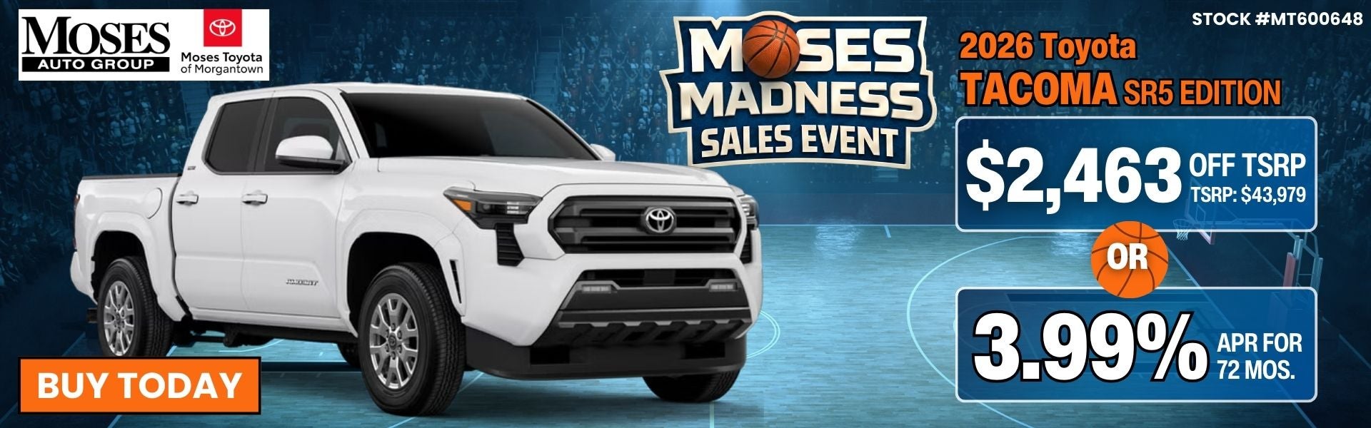 2026 Tacoma SR5 March Offer