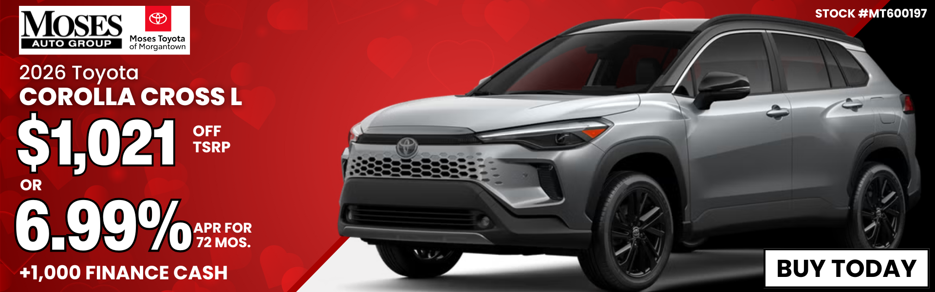 2026 Corolla Cross L February Offer